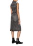 Back View - Click To Enlarge - MO&CO. - Sleeveless Dark Wash Denim Dress