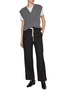 Figure View - Click To Enlarge - MO&CO. - Leisure Elasticated Drawstring Waist Trousers