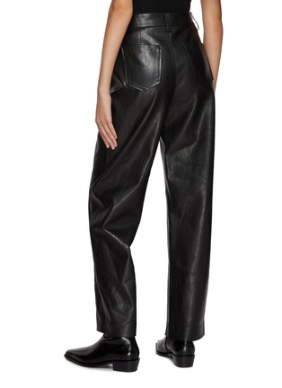 Back View - Click To Enlarge - MO&CO. - Faux Leather Trousers