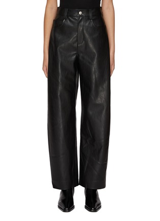 Main View - Click To Enlarge - MO&CO. - Faux Leather Trousers