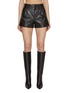 Main View - Click To Enlarge - MO&CO. - Faux Leather Shorts