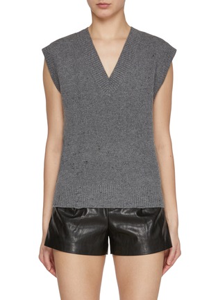 Main View - Click To Enlarge - MO&CO. - V-neck Knit Vest