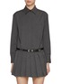 Main View - Click To Enlarge - MO&CO. - Belted Shirt Dress