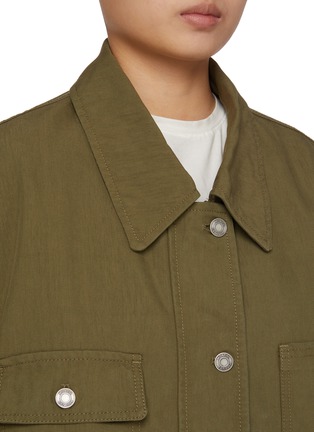 Detail View - Click To Enlarge - MO&CO. - Layered Lapel Jacket