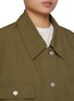 Detail View - Click To Enlarge - MO&CO. - Layered Lapel Jacket