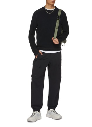 Figure View - Click To Enlarge - MONCLER - Warp Knit Hardshell Pants