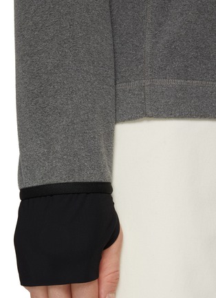  - MONCLER - Contrast Cuff Fleece Sweater