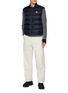 Figure View - Click To Enlarge - MONCLER - Contrast Cuff Fleece Sweater