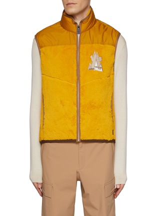 Main View - Click To Enlarge - MONCLER - Two-Toned Stand Collar Vest