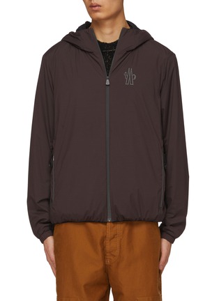 Main View - Click To Enlarge - MONCLER - Bissen Stretch Ripstop Packable Hooded Windbreaker