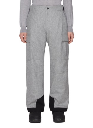 Main View - Click To Enlarge - MONCLER - Tech Virgin Wool Ski Pants