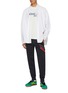 Figure View - Click To Enlarge - MONCLER - Cotton Flipped Logo T-Shirt