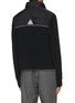 Back View - Click To Enlarge - MONCLER - Micro Pile Melange Zip Up Cardigan