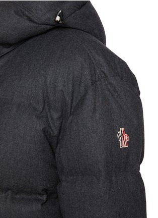 Detail View - Click To Enlarge - MONCLER - Krun Hooded High Neck Puffer Jacket