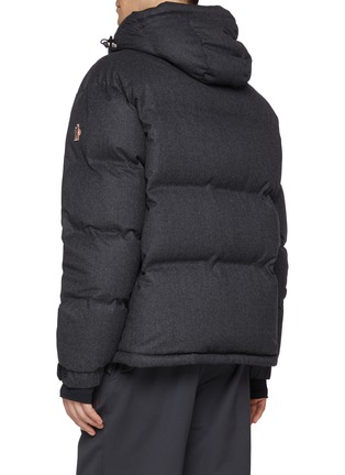 Back View - Click To Enlarge - MONCLER - Krun Hooded High Neck Puffer Jacket