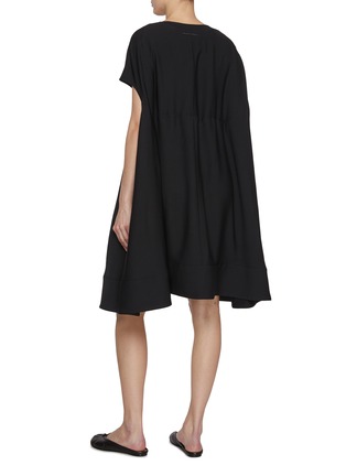 Back View - Click To Enlarge - MM6 MAISON MARGIELA - Fluid Midi Dress