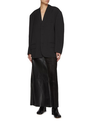 Figure View - Click To Enlarge - MM6 MAISON MARGIELA - Light Fluid Gabardine Blazer