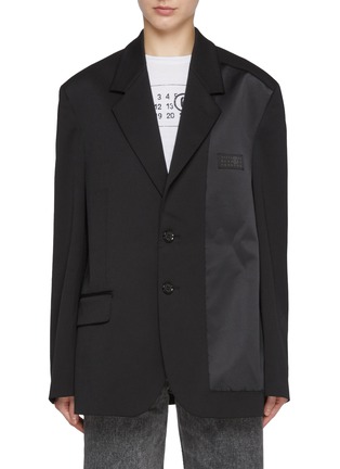 Main View - Click To Enlarge - MM6 MAISON MARGIELA - Tailored Deconstructed Blazer