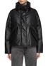 Main View - Click To Enlarge - MM6 MAISON MARGIELA - Coated Cotton Cropped Jacket