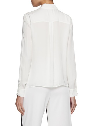 Back View - Click To Enlarge - ALICE & OLIVIA - Willa Embellished Bow Shirt