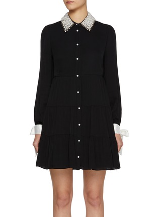 Main View - Click To Enlarge - ALICE & OLIVIA - Meeko Mini Shirt Dress