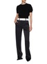 Figure View - Click To Enlarge - ALICE & OLIVIA - Alexander Straight Leg Trousers