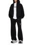 Figure View - Click To Enlarge - WE11DONE - Logo Cotton Wide Leg Sweatpants