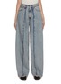 Main View - Click To Enlarge - MM6 MAISON MARGIELA - Front Seam Washed Denim Jeans