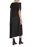 Back View - Click To Enlarge - MM6 MAISON MARGIELA - Lining Twist Maxi Dress