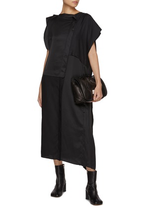 Figure View - Click To Enlarge - MM6 MAISON MARGIELA - Lining Twist Maxi Dress