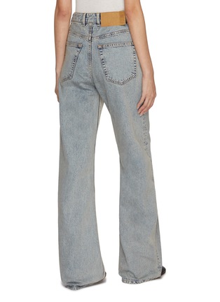 Back View - Click To Enlarge - MM6 MAISON MARGIELA - Mid Weight Two Tone Jeans