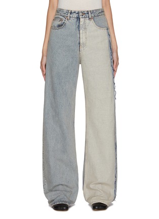 Main View - Click To Enlarge - MM6 MAISON MARGIELA - Mid Weight Two Tone Jeans