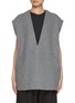 Main View - Click To Enlarge - MM6 MAISON MARGIELA - Felt Wool Jersey Top