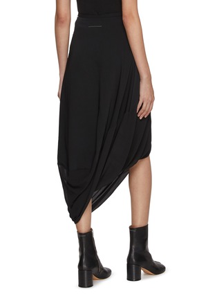 Back View - Click To Enlarge - MM6 MAISON MARGIELA - Fluid Midi Skirt