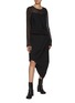 Figure View - Click To Enlarge - MM6 MAISON MARGIELA - Fluid Midi Skirt