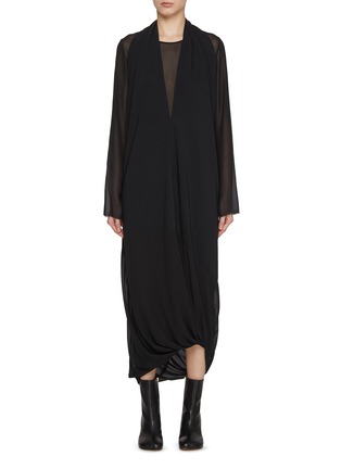 Main View - Click To Enlarge - MM6 MAISON MARGIELA - Fluid Midi Dress