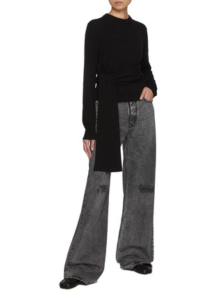 Figure View - Click To Enlarge - MM6 MAISON MARGIELA - Oversized Wide Leg Denim Jeans