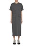 Main View - Click To Enlarge - MM6 MAISON MARGIELA - Cotton Jersey Midi dress