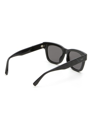 Figure View - Click To Enlarge - FENDI - Fendi Diagonal Acetate Square Frame Sunglasses