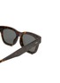 Detail View - Click To Enlarge - FENDI - Fendi Diagonal Acetate Round Sunglasses