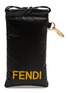 Detail View - Click To Enlarge - FENDI - Fendi Diagonal Acetate Round Sunglasses