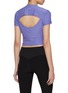 Back View - Click To Enlarge - BEYOND YOGA - Perspective Featherweight Cropped T-Shirt