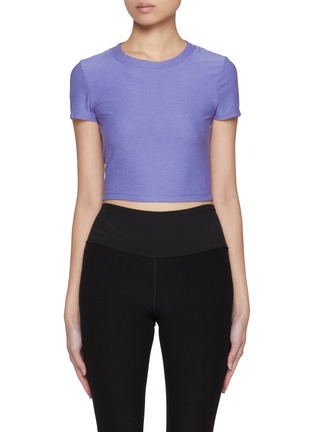 Main View - Click To Enlarge - BEYOND YOGA - Perspective Featherweight Cropped T-Shirt