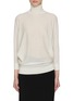 Main View - Click To Enlarge - CO - Asymmetrical Turtleneck Cashmere Top