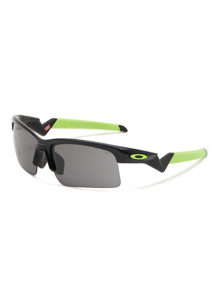 Main View - Click To Enlarge - OAKLEY - Youth Fit Single Lens O Matter Retangular Sunglasses