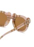 Detail View - Click To Enlarge - BURBERRY - Irregular Lens Acetate Kids Sunglasses