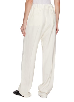 Back View - Click To Enlarge - CALCATERRA - Elastic Waist Trousers