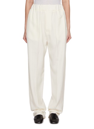 Main View - Click To Enlarge - CALCATERRA - Elastic Waist Trousers