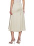 Back View - Click To Enlarge - CALCATERRA - Silky Satin Midi Skirt