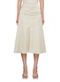 Main View - Click To Enlarge - CALCATERRA - Silky Satin Midi Skirt